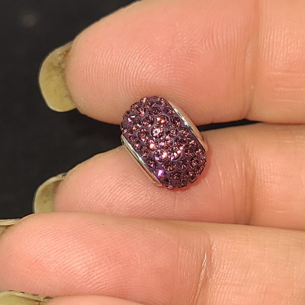 Kay Jewelers and Swarovski Deep Plum Crystal Bead Charm
